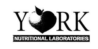 YORK NUTRITIONAL LABORATORIES trademark