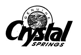 GENUINE CRYSTAL SPRINGS trademark