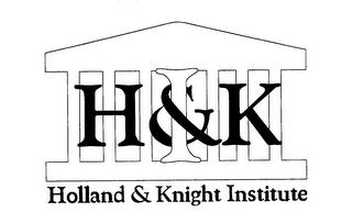 H & K HOLLAND & KNIGHT INSTITUTE trademark