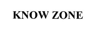 KNOW ZONE trademark