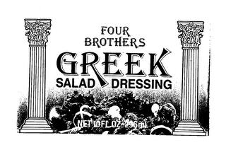 FOUR BROTHERS GREEK SALAD DRESSING trademark