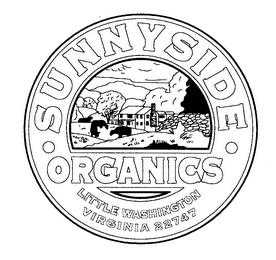 SUNNYSIDE ORGANICS LITTLE WASHINGTON VIRGINIA 22747 trademark