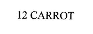 12 CARROT trademark