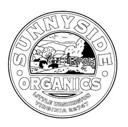 SUNNYSIDE ORGANICS LITTLE WASHINGTON VIRGINIA 22747 trademark