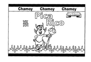 PICA RICO CHAMOY VK LA SABROZA trademark