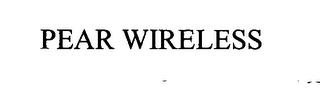 PEAR WIRELESS trademark