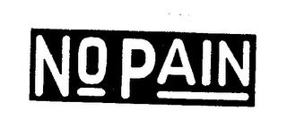 NO PAIN trademark