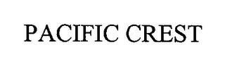 PACIFIC CREST trademark