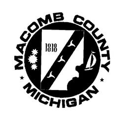 MACOMB COUNTY MICHIGAN 1818 trademark