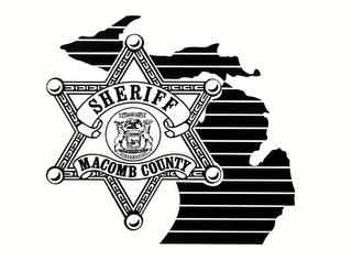 SHERIFF MACOMB COUNTY E PLURIBUS UNUM TUEBOR SI QUAERIS PENINSULAM AMOENAM CIRCUMSPICE trademark