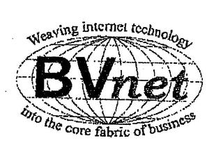 WEAVING INTERNET TECHNOLOGY BVNET INTO THE CORE FABRIC OF BUSINESS trademark