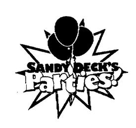 SANDY DECK'S PARTIES! trademark