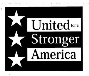 UNITED FOR A STRONGER AMERICA trademark