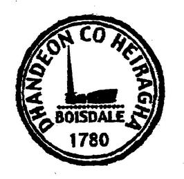 BOISDALE DHANDEON CO HEIRAGHA 1780 trademark