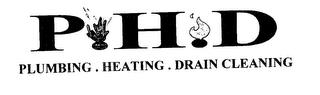 PHD PLUMBING . HEATING . DRAIN CLEANING trademark