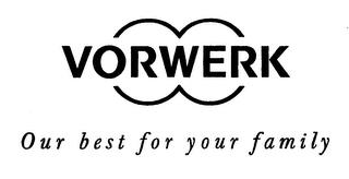 VORWERK OUR BEST FOR YOUR FAMILY trademark