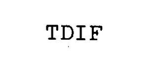 TDIF trademark