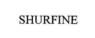 SHURFINE trademark