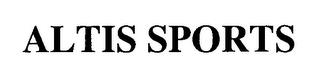 ALTIS SPORTS trademark