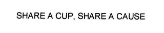 SHARE A CUP, SHARE A CAUSE trademark