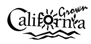 CALIFORNIA GROWN trademark