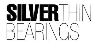 SILVER THIN BEARINGS trademark