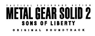 TACTICAL ESPIONAGE ACTION METAL GEAR SOLID 2 SONS OF LIBERTY ORIGINAL SOUNDTRACK trademark