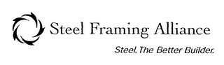 STEEL FRAMING ALLIANCE STEEL. THE BETTER BUILDER. trademark