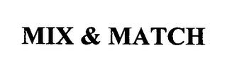 MIX & MATCH trademark