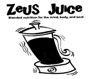 ZEUS JUICE trademark