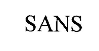 SANS trademark