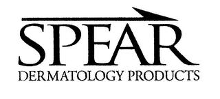 SPEAR DERMATOLOGY PRODUCTS trademark