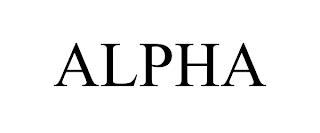 ALPHA trademark