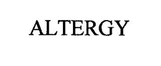 ALTERGY trademark