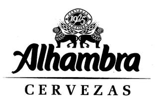 ALHAMBRA CERVEZAS 1925 CERVEZAS ALHAMBRA trademark