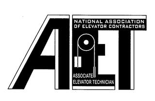 AET NATIONAL ASSOCIATION OF ELEVATOR CONTRACTORS ASSOCIATE ELEVATOR TECHNICIAN trademark