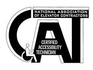 CAT NATIONAL ASSOCIATION OF ELEVATOR CONTRACTORS CERTIFIED ACCESSIBILITY TECHNICIAN trademark