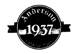 ANDERSON SUPERIOR TRAVEL SINCE 1937 trademark