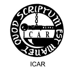 QUOD SCRIPTUM EST MANET ICAR trademark