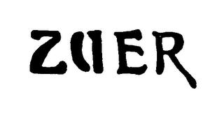 ZUER trademark