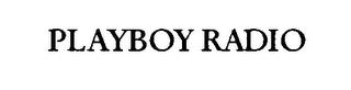 PLAYBOY RADIO trademark