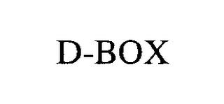 D-BOX trademark