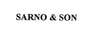 SARNO & SON trademark