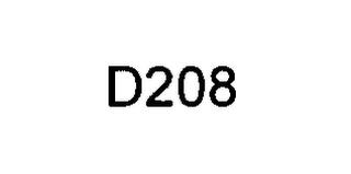 D208 trademark