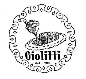 GIOLITTI DAL 1900 trademark