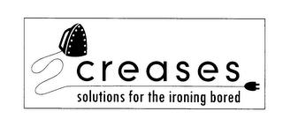 CREASES SOLUTIONS FOR THE IRONING BORED trademark