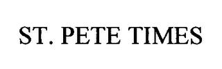 ST.PETE TIMES trademark