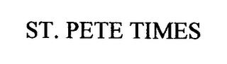 ST. PETE TIMES trademark