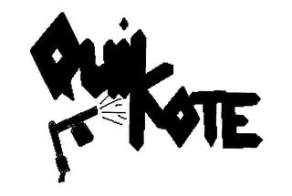 QUIK KOTE trademark