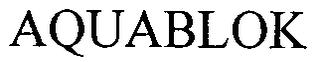 AQUABLOK trademark